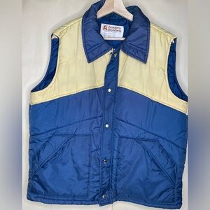 Vintage Academy Broadway Western Style Vest Sz XL VTG